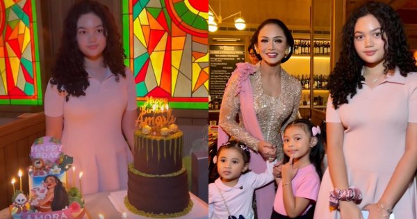 Amora Lemos Rayakan Ulang Tahun Ke-15 Serba Pink Amora Lemos Rayakan Ulang Tahun Ke-15 Serba Pink