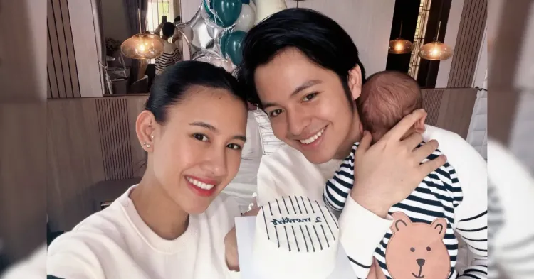 Angga Yunanda dan Shenina Cinnamon Bersama Anak