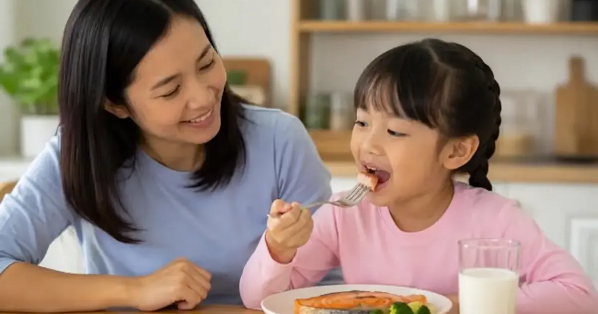 Asupan makanan juga menjadi satu kunci kecerdasan anak