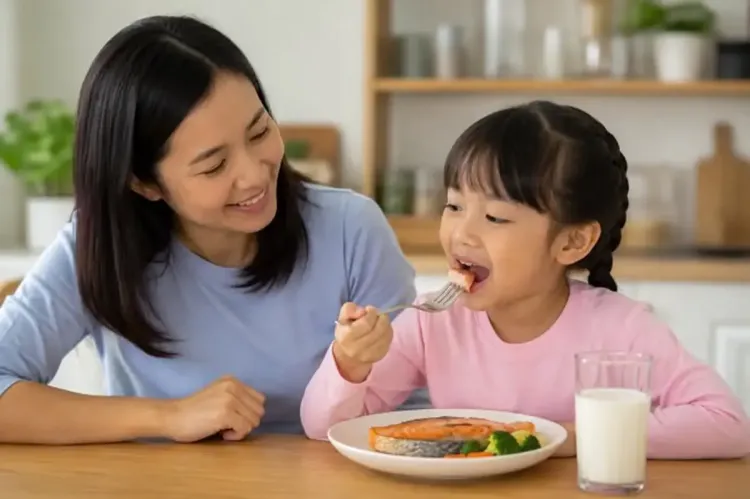 Asupan makanan juga menjadi satu kunci kecerdasan anak