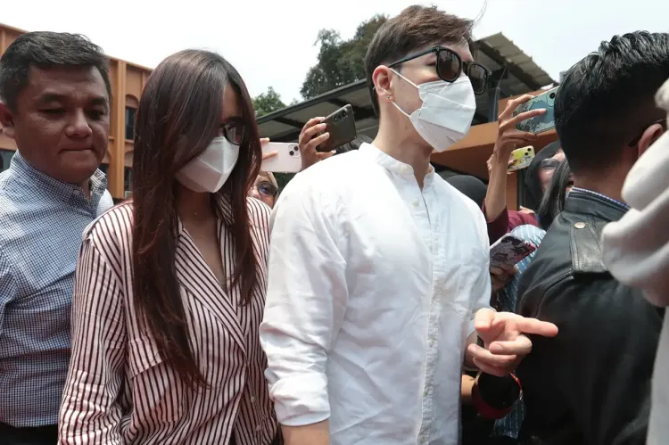Audi Marissa dan Anthony Xie di Pengadilan Negeri Jakarta Selatan