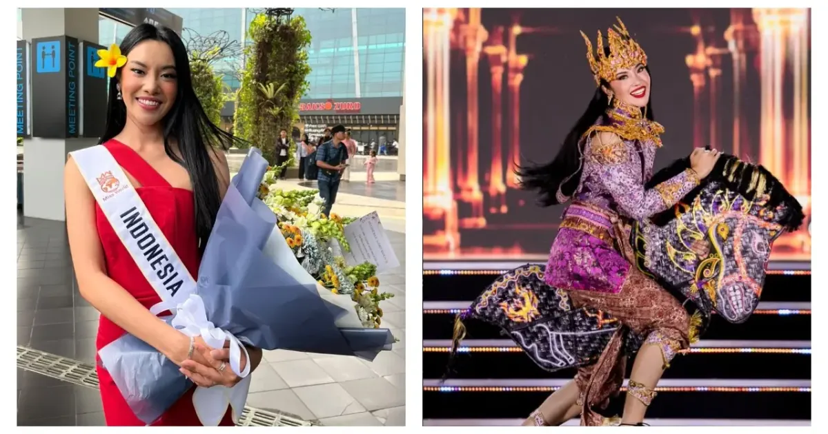 Audrey Bianca dan saat tampil memainkan Tari Kuda Lumping