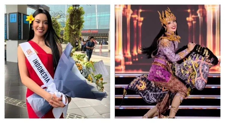 Audrey Bianca dan saat tampil memainkan Tari Kuda Lumping
