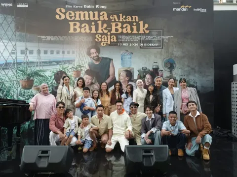 Baim Wong dan para cast Semua Akan Baik-Baik Saja