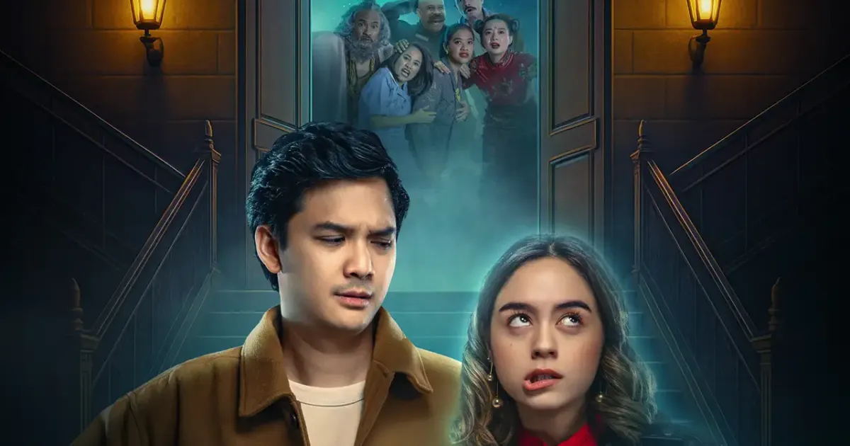 Baskara Mahendra dan Yasamin Jasem dalam film Ghosting