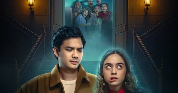 Baskara Mahendra dan Yasamin Jasem dalam film Ghosting