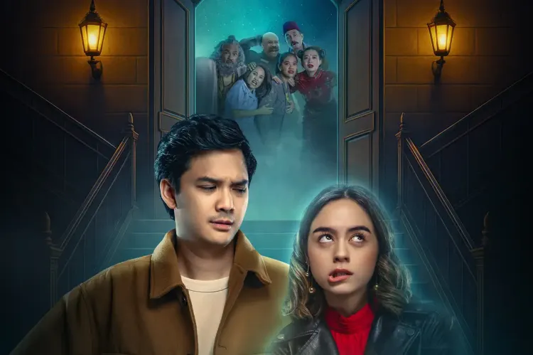 Baskara Mahendra dan Yasamin Jasem dalam film Ghosting