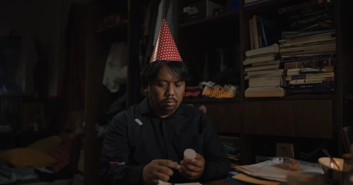 Benidictus Siregar dalam teaser Seporsi Mie Ayam Sebelum Mati