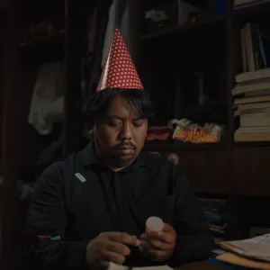 Benidictus Siregar dalam teaser Seporsi Mie Ayam Sebelum Mati