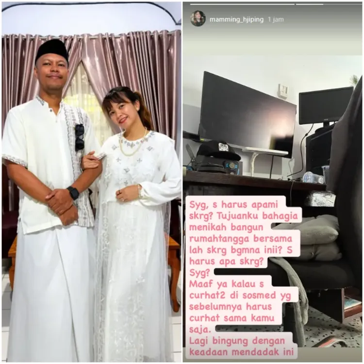 Calon Istri Amal Buton (2) Unggahan calon istri Amal Buton. Foto: Dok. Instagram @mamming_hjiping