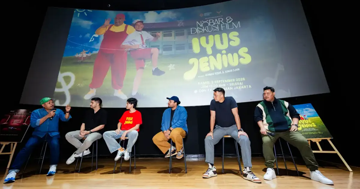 Diskusi dan nobar film Iyus Jenius