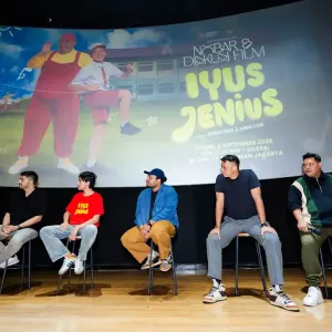 Diskusi dan nobar film Iyus Jenius