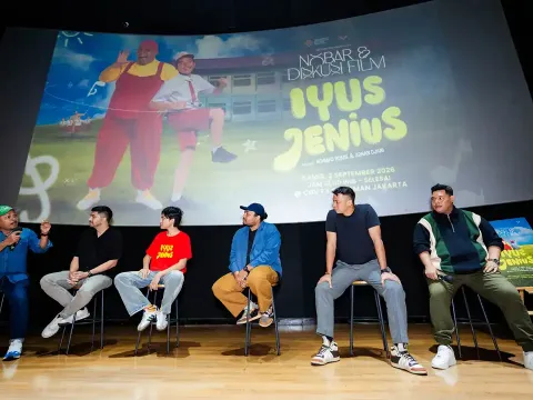 Diskusi dan nobar film Iyus Jenius