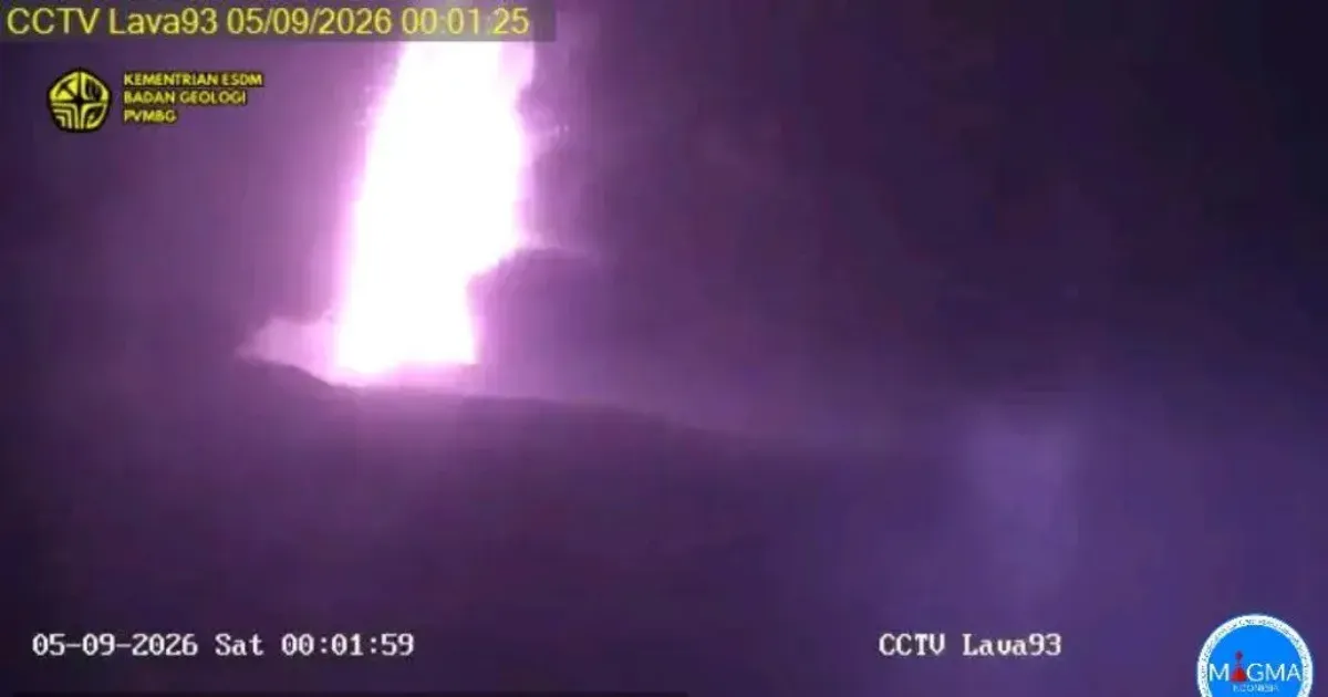 Gunung Anak Krakatau Erupsi