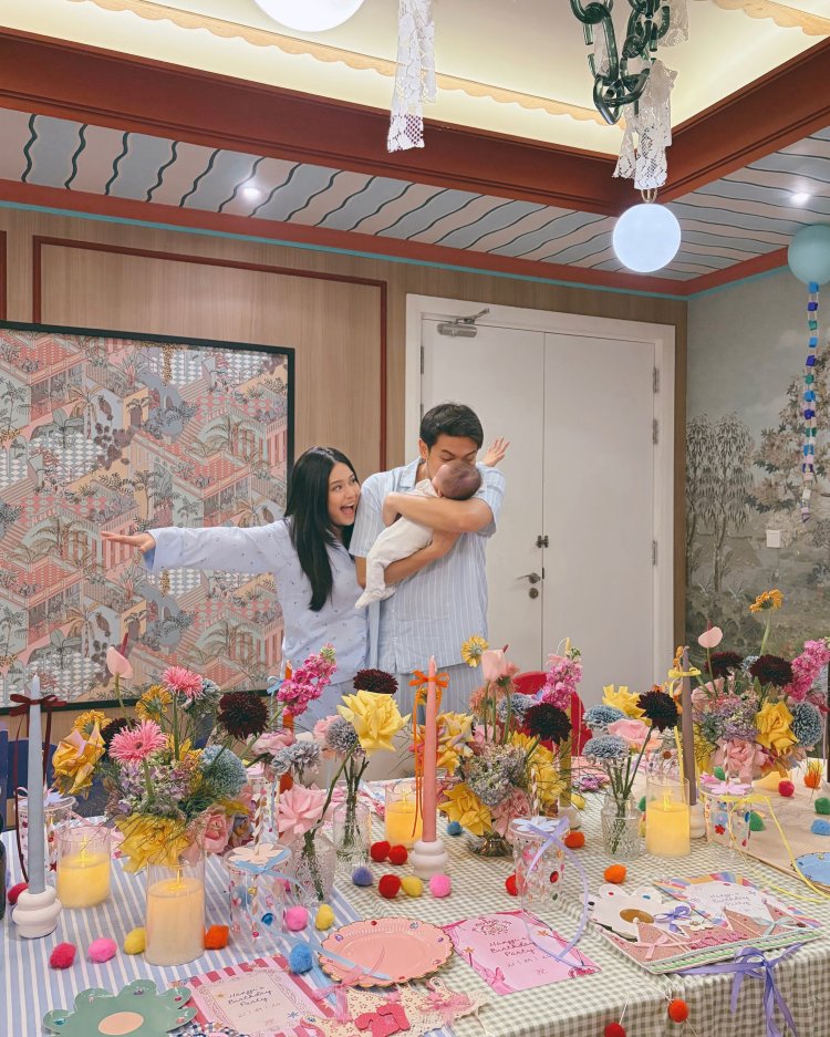 Hanggini anak suami Rayakan ulang tahun perdana sebagai ibu (Foto: Instagram/hanggini)