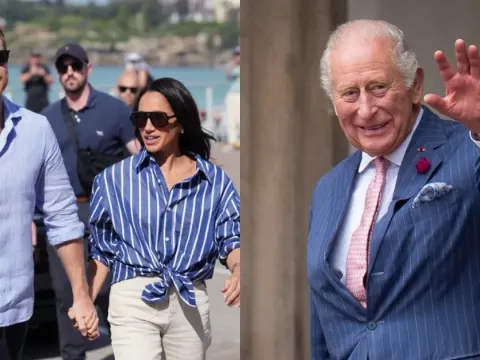 Harry Meghan Raja Charles