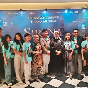 Konferensi pers drama musikal Sirena Air Mata dari Lautan