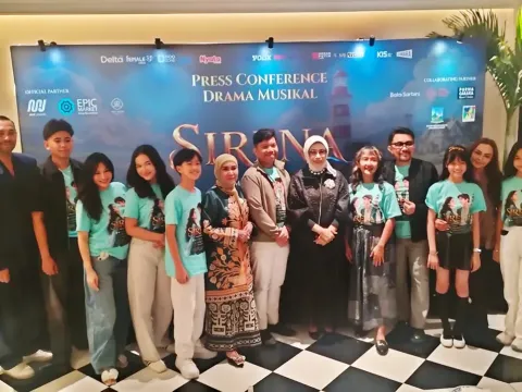 Konferensi pers drama musikal Sirena Air Mata dari Lautan