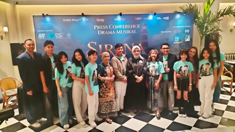Konferensi pers drama musikal Sirena Air Mata dari Lautan