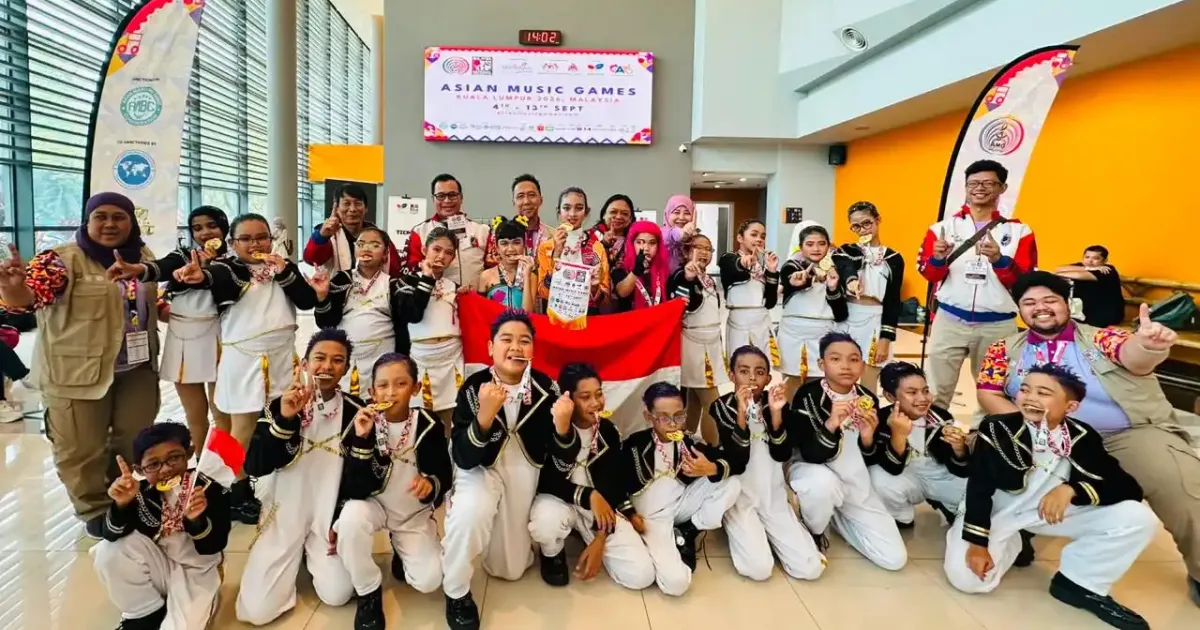 Kontingen muda Indonesia di Asian Music Games Malaysia 2026