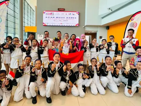 Kontingen muda Indonesia di Asian Music Games Malaysia 2026