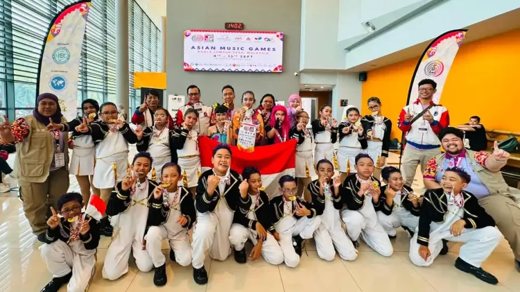 Kontingen muda Indonesia di Asian Music Games Malaysia 2026