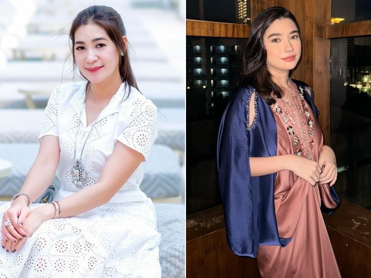 Mantan Istri Andre Taulany dan Amanda Rigby (3) Erin dan Amanda Rigby disebut mirip oleh netizen. Foto: Dok. Instagram @amandarigby6, @erintaulany