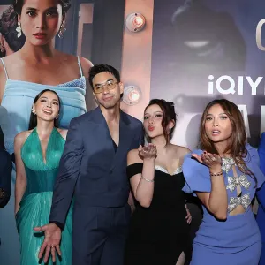 Momen gala premier serial Dalam Suka dan Dusta