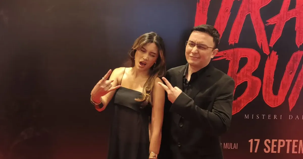 Naura Hakim dan Dimas Aditya di Gala Premier Urang Bunian