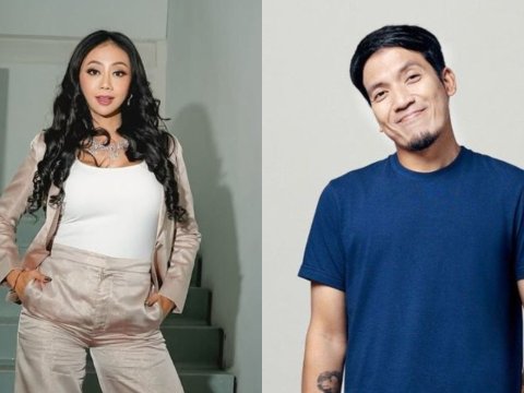 Netizen salfok Asri Welas dan Desta pakai sepatu mirip saat ulang tahun Ariel NOAH. Foto
