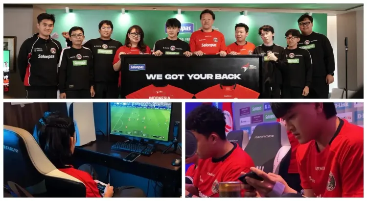 Para atlet dan official Timnas Esports Indonesia