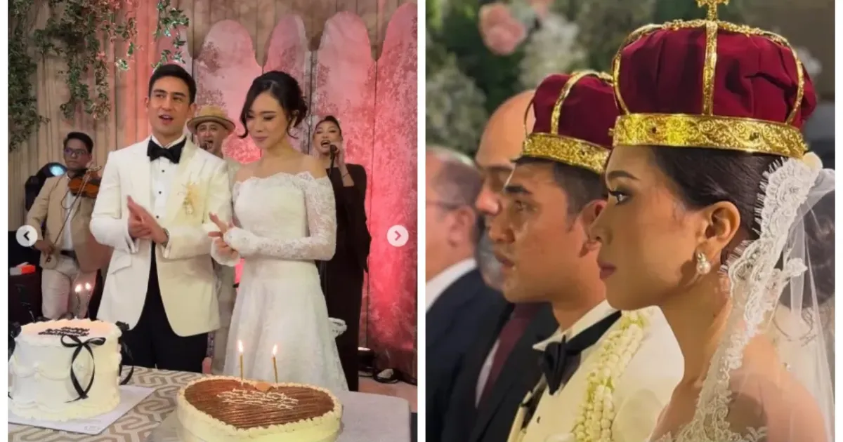 Postingan instagram Valerie Thomas terkait pernikahan Axel Matthew Thomas dan Cicilia Golda