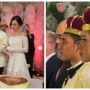 Postingan instagram Valerie Thomas terkait pernikahan Axel Matthew Thomas dan Cicilia Golda