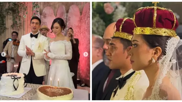 Postingan instagram Valerie Thomas terkait pernikahan Axel Matthew Thomas dan Cicilia Golda