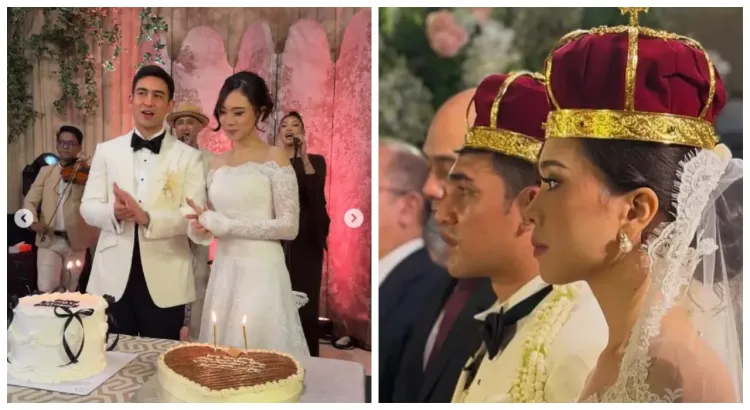 Postingan instagram Valerie Thomas terkait pernikahan Axel Matthew Thomas dan Cicilia Golda