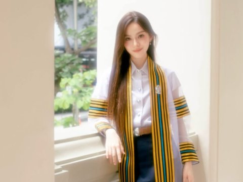 Prim Chanikarn lulus Chulalongkorn University