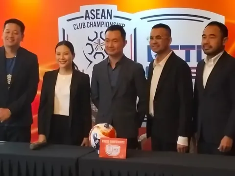 Raffi Ahmad di peluncuran hak tayang ASEAN Club Championship