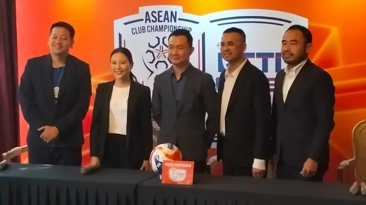 Raffi Ahmad di peluncuran hak tayang ASEAN Club Championship