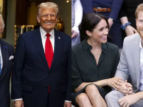 Raja Charles dan Donald Trump