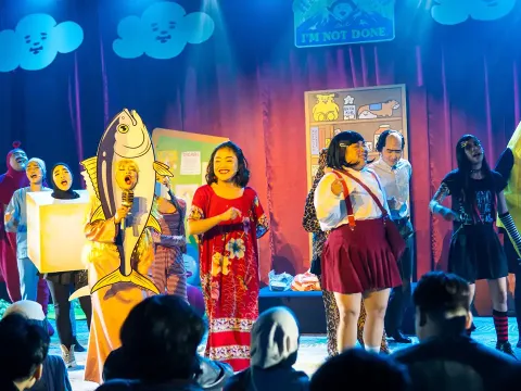 Salah satu penampilan di Musikal Absurd