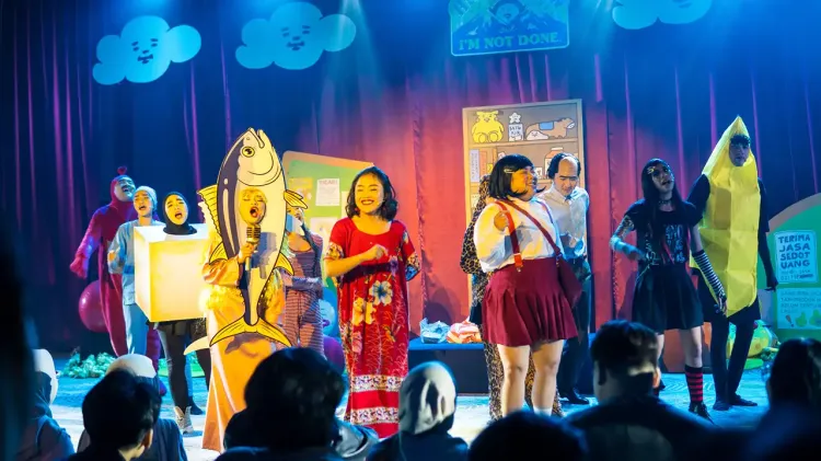 Salah satu penampilan di Musikal Absurd