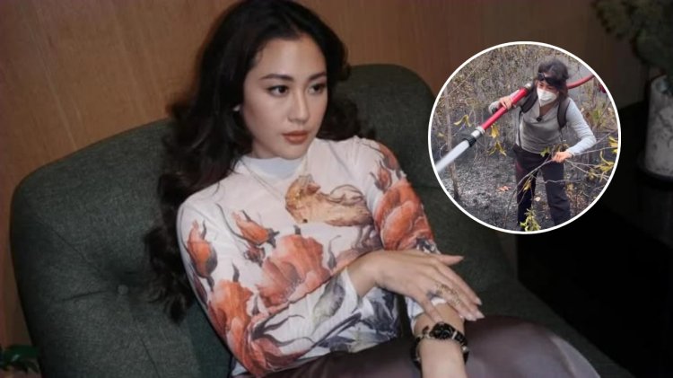 Sherina Munaf Tangani Langsung Karhutla di Kalimantan