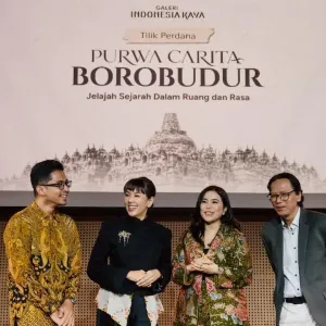 Tilik Perdana Purwacarita Borobodur di Galeri Indonesia Kaya