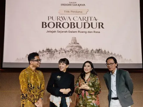 Tilik Perdana Purwacarita Borobodur di Galeri Indonesia Kaya