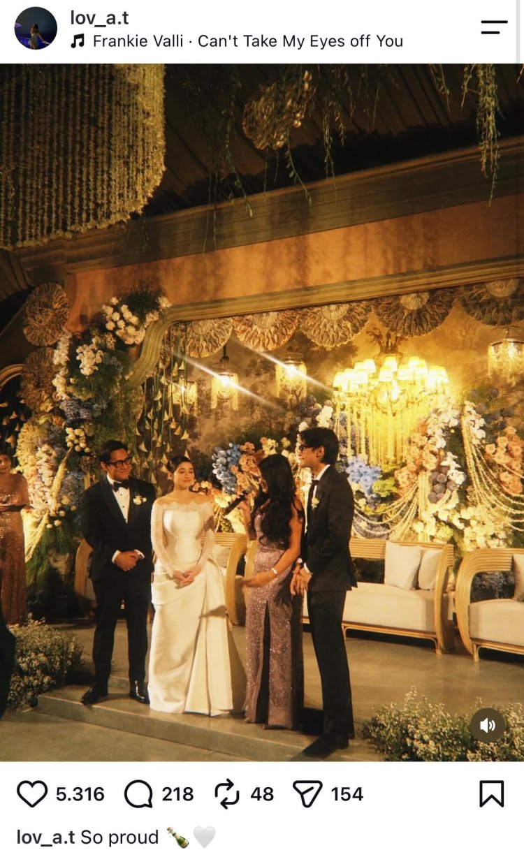 Unggahan Pernikahan Andre Lova Taulany Unggahan Lova Taulany yang telah menghilang. Foto: Dok. Threads @blooms.carnation