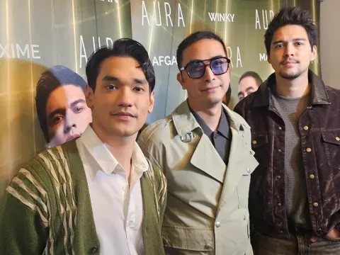 Afgan Winky Wiryawan dan Maxime Bouttier