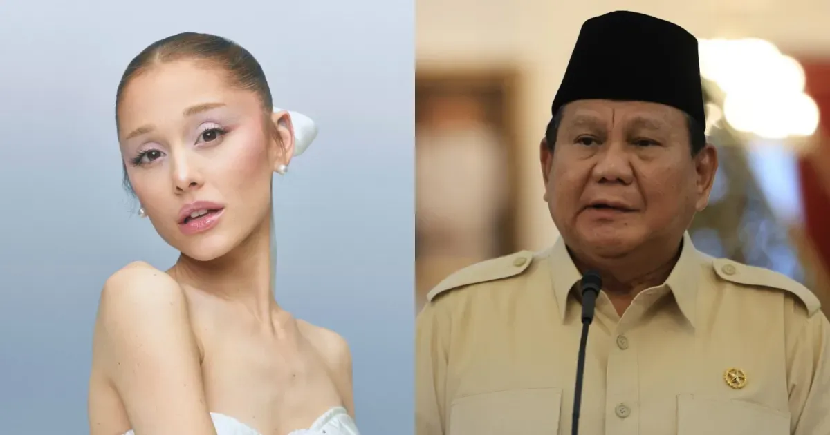 Ariana Grande dan Prabowo Subianto