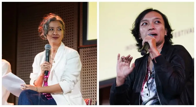 Direktur Indonesian Dance Festival 2026 Ratri Anindyajati dan Linda Mayasari selaku kurator Indonesia Dance Festival 2026