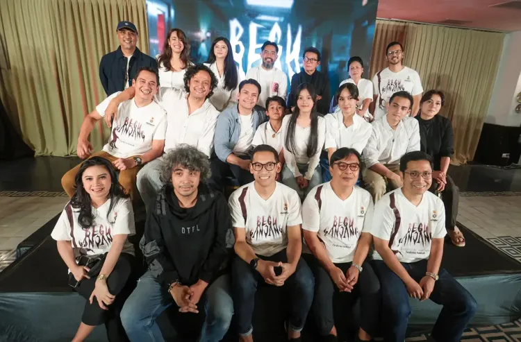 Jajaran cast dan tim produksi film Begu Ganjang