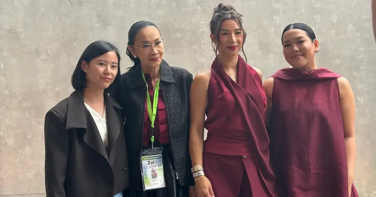 Jennifer Bachdim jelang peragaan busana Miracle Runway